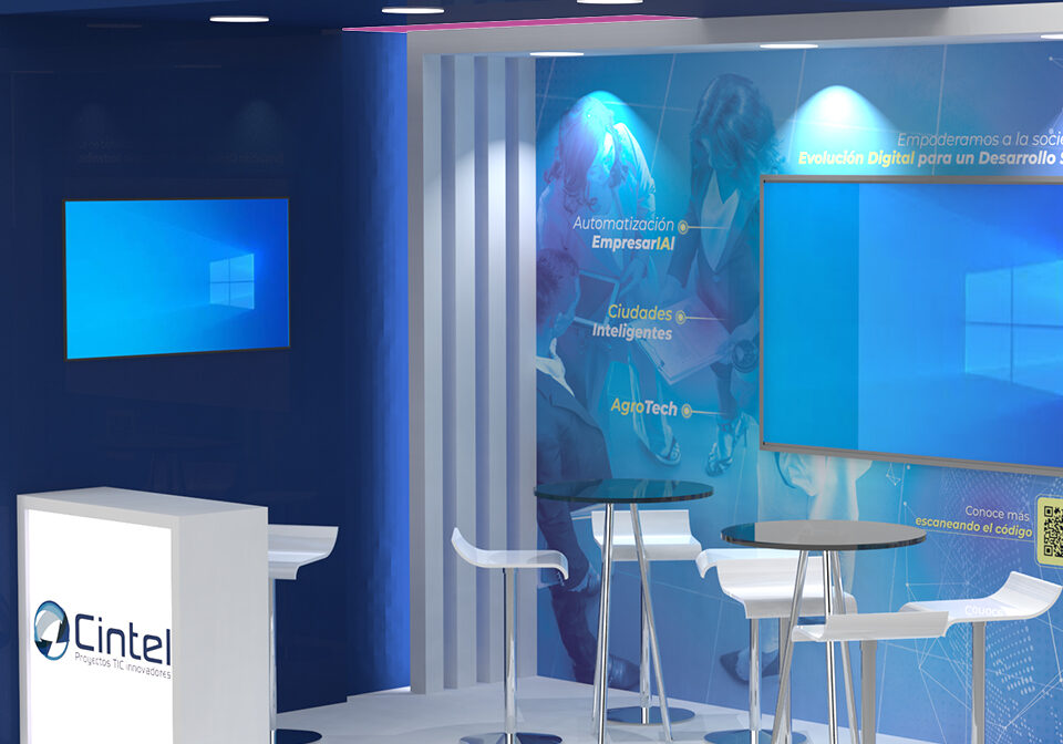 miniatura stand cintel andicom