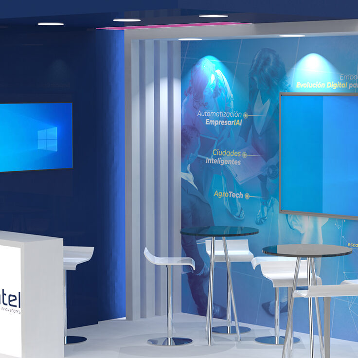 miniatura stand cintel andicom