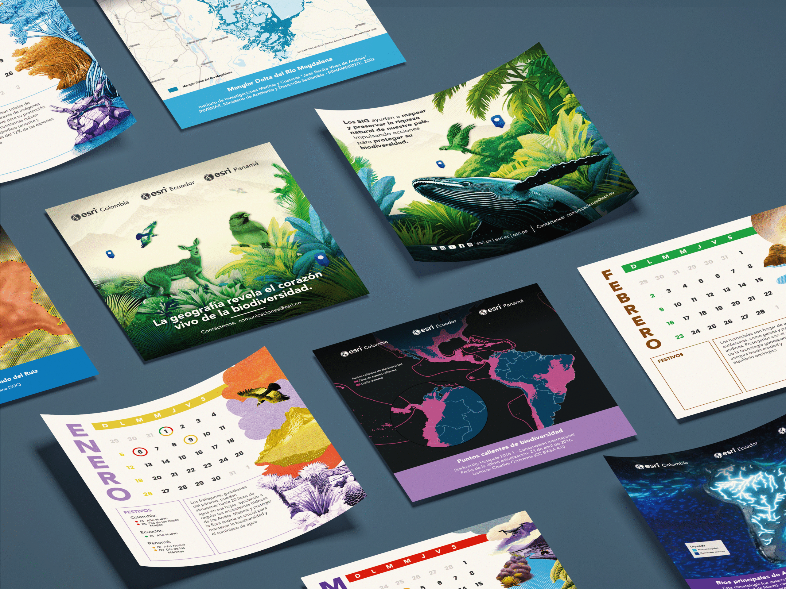 paginas por meses calendarios esri
